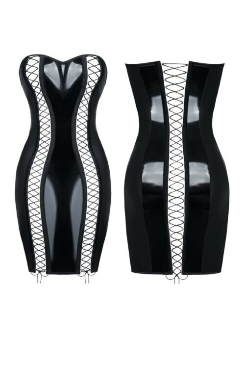 schwarzes minikleid astrid von demoniq hard candy collection