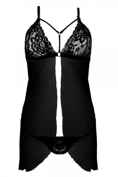 schwarze chemise maya von anais apparel luxury lingerie