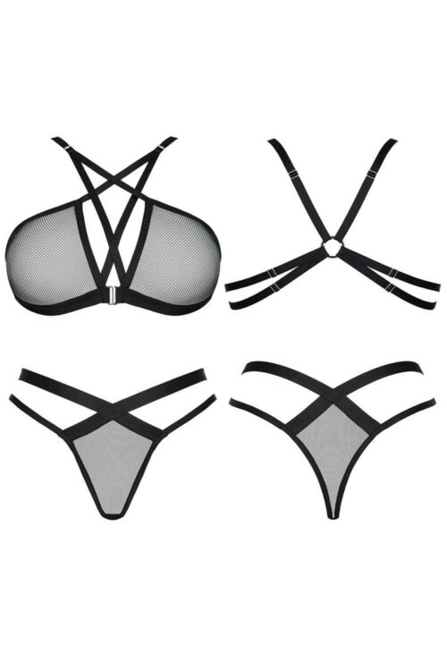 schwarzes set lxaina001 von demoniq ladyx