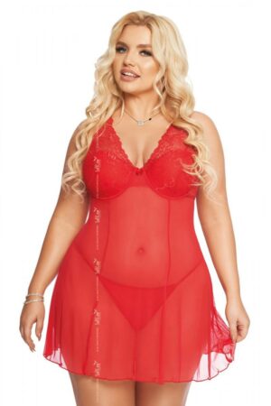 rote chemise 1892 von softline pluse size collection