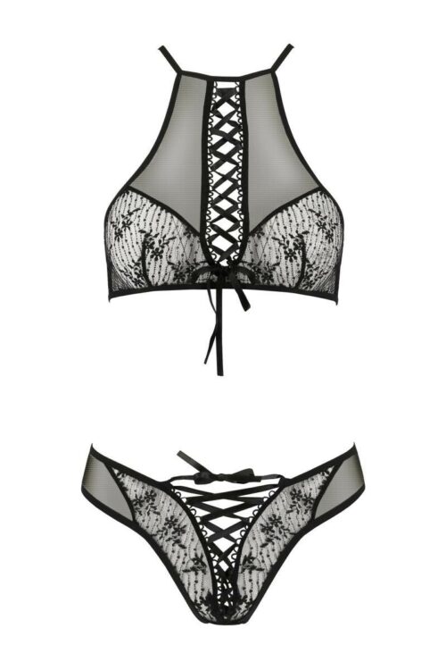 schwarzes set pa595558 von passion erotic collection