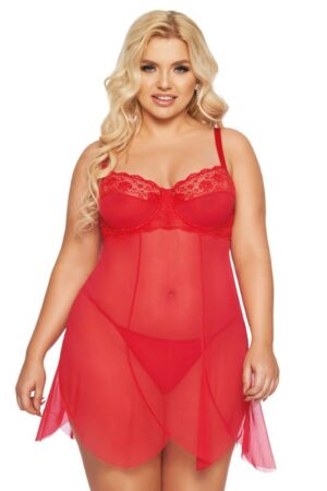 rote chemise 1895 von softline pluse size collection