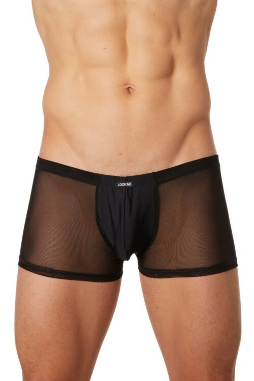 schwarze herren boxer short 902-67 von look me