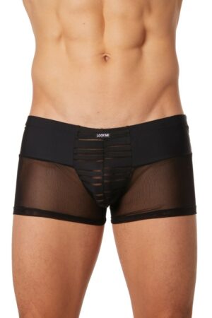 schwarze herren boxer short 906-67 von look me