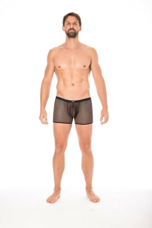 schwarze netz boxer short 2007-67 von look me