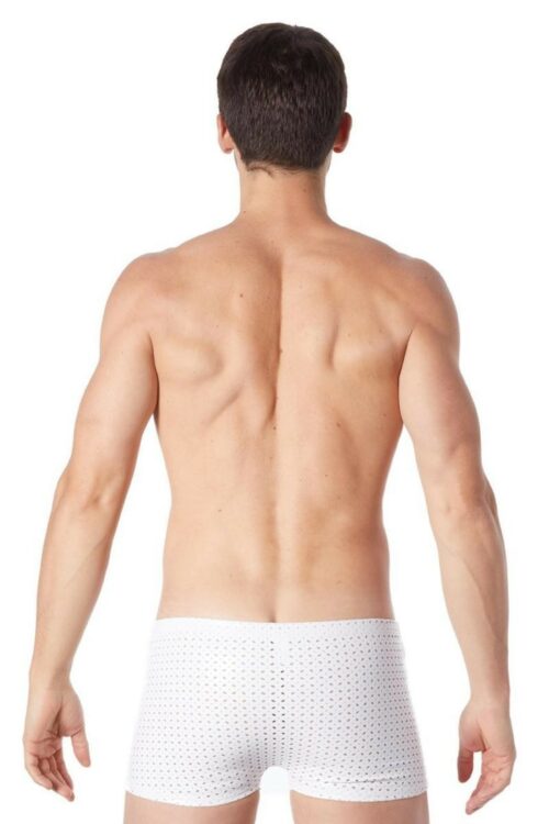 weiße herren boxer short 811-67 von look me