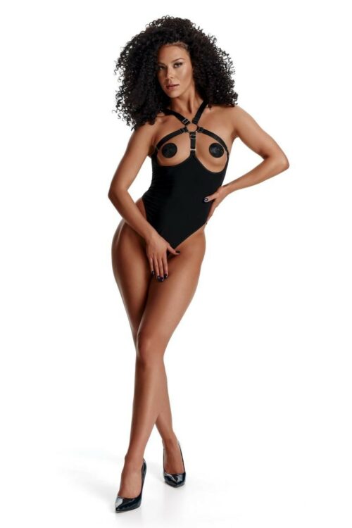 schwarzer body ouvert lxelena001 von demoniq ladyx