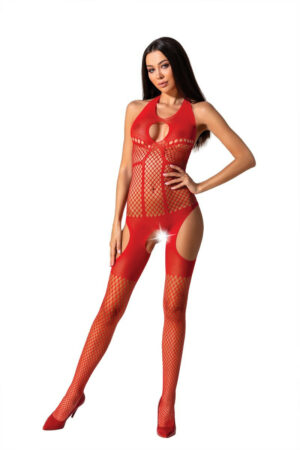 roter bodystocking ouvert  bs079 von passion