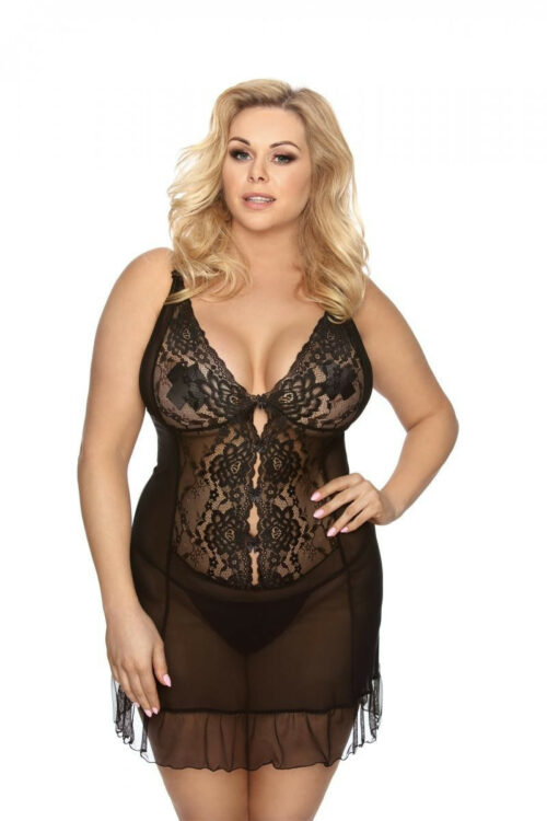 schwarzes negligee aa052178 von anais apparel plus size