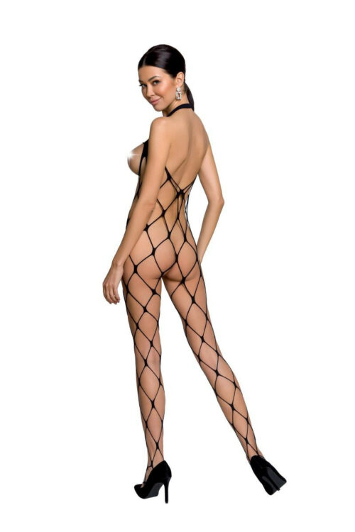 schwarzer ouvert bodystocking bs091 von passion