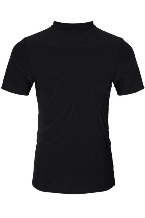 schwarzes herren t-shirt rmriccardo001 mit reißverschluss von rfp