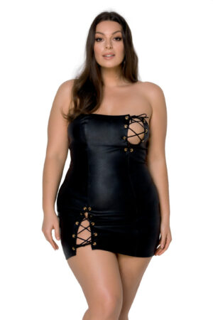 ps celine sexy minikleid ohne träger in plus size