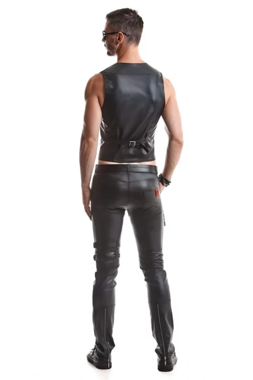 rmoliver001 herren weste schwarz von regnes fetish planet