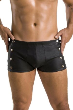 elegante schwarze herren shorts 048 von passion