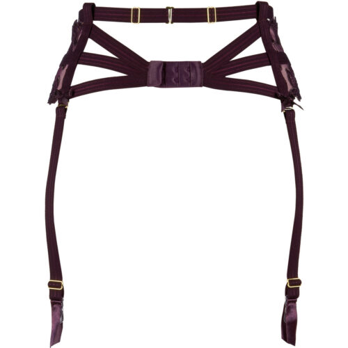 v-9472 garter belt purple