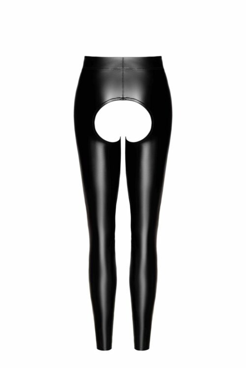 wetlook leggings ouvert f304 von noir handmade