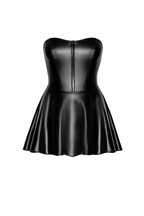 wetlook minikleid f308 von noir handmade