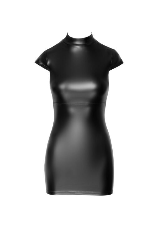 wetlook minikleid f309 von noir handmade
