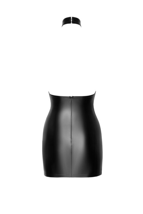 f311 powerwetlook minikleid mit tüll von noir handmade