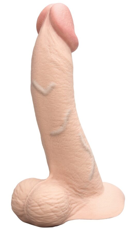 biegsamer naturdildo slipskin 9“ curvy