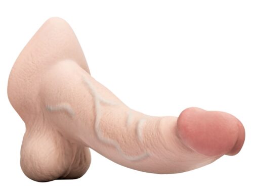 biegsamer naturdildo slipskin 9“ curvy