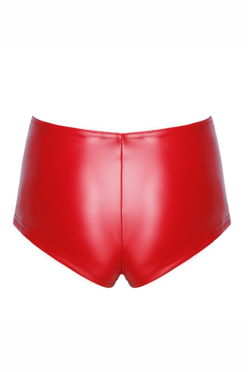 wetlook shorts rot f356 von noir handmade